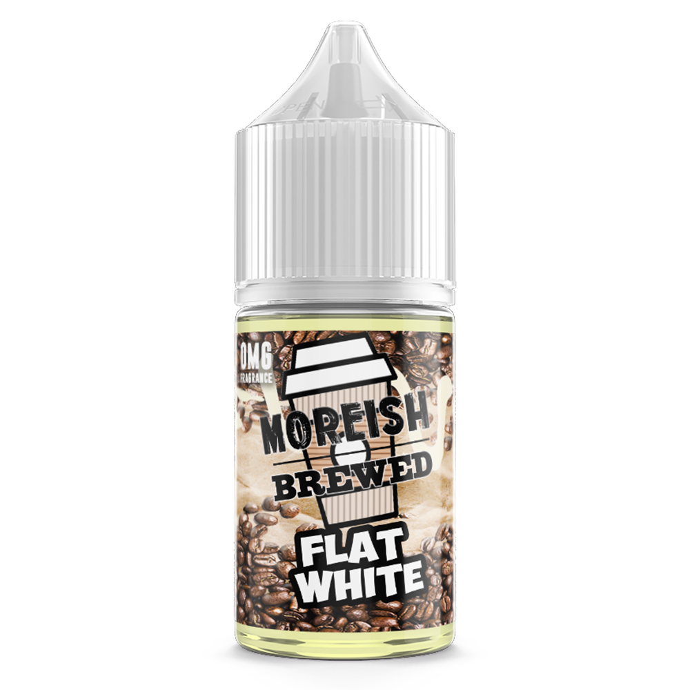 Flat White E-Liquid by Moreish Brewed 25ml Short Fill