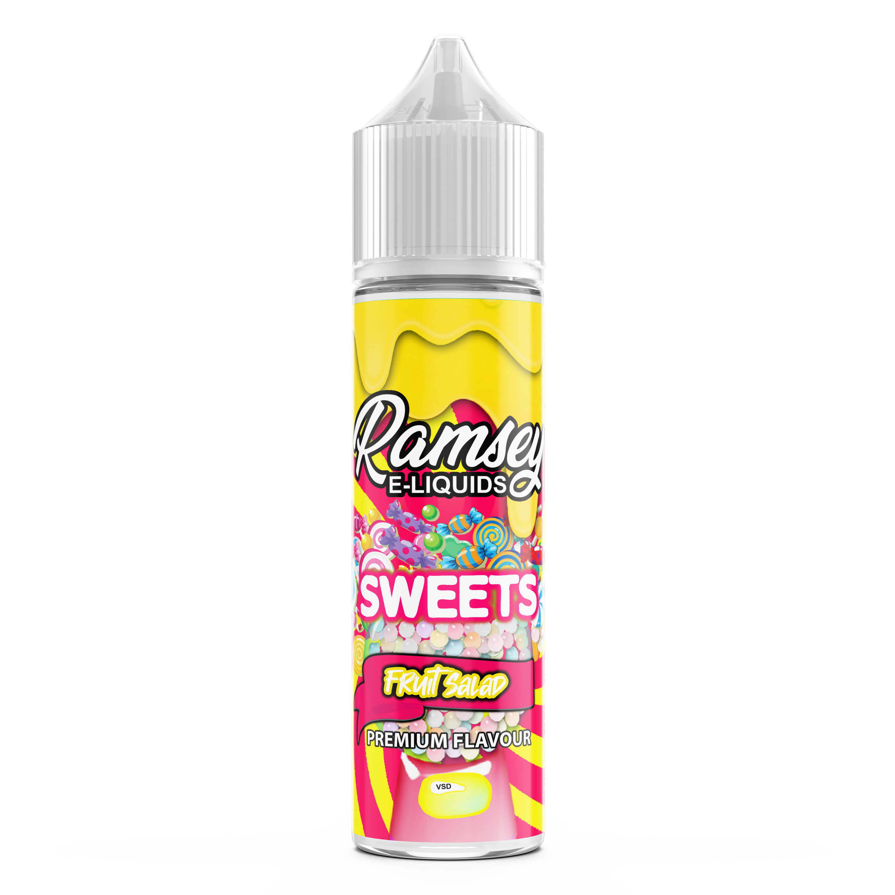 Ramsey E-Liquids Sweets Fruit Salad 0mg 50ml Short Fill E-Liquid