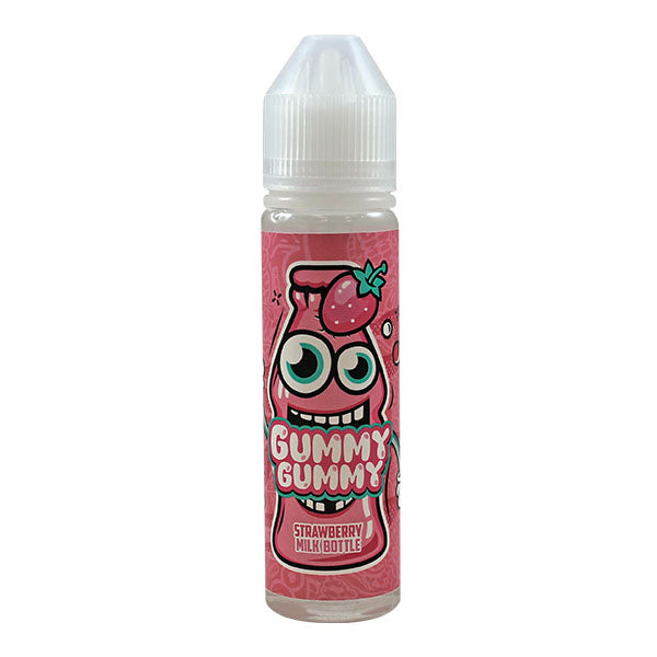 Momo Gummy Gummy Strawberry Milk Bottle 0mg 50ml Shortfill E-Liquid