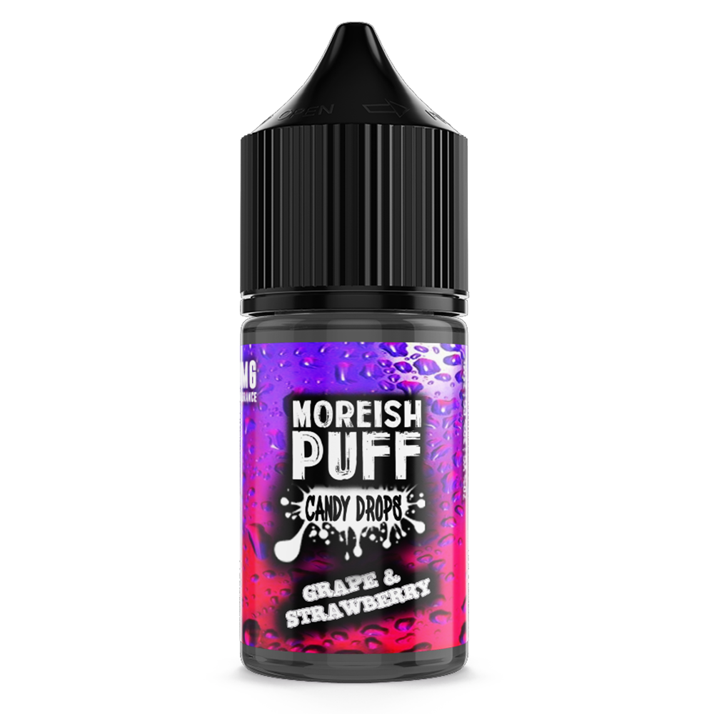 Grape & Strawberry Candy Drops E-Liquid by Moreish Puff 25ml Shortfill