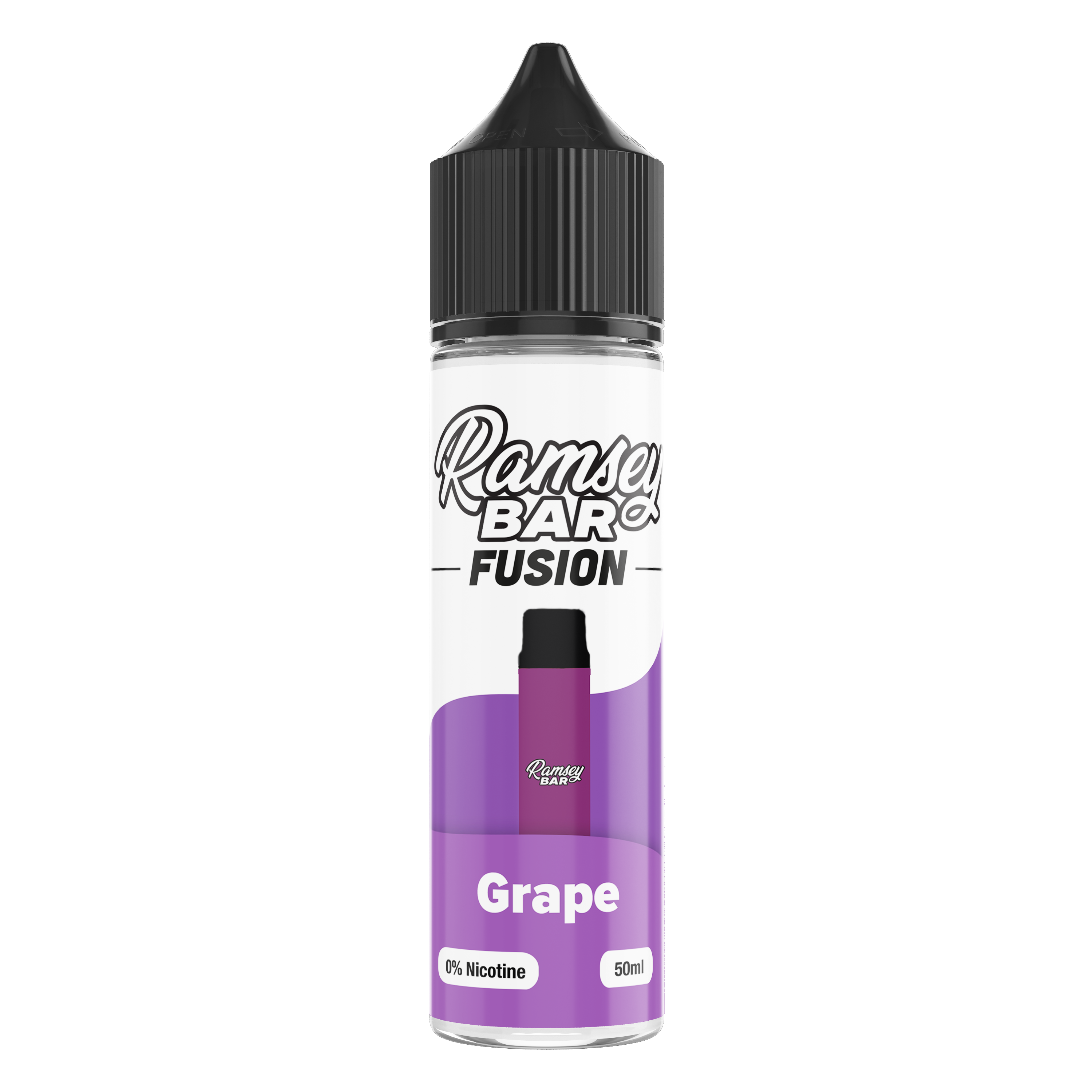 Ramsey Bar Fusion Grape 50ml Shortfill E-Liquid