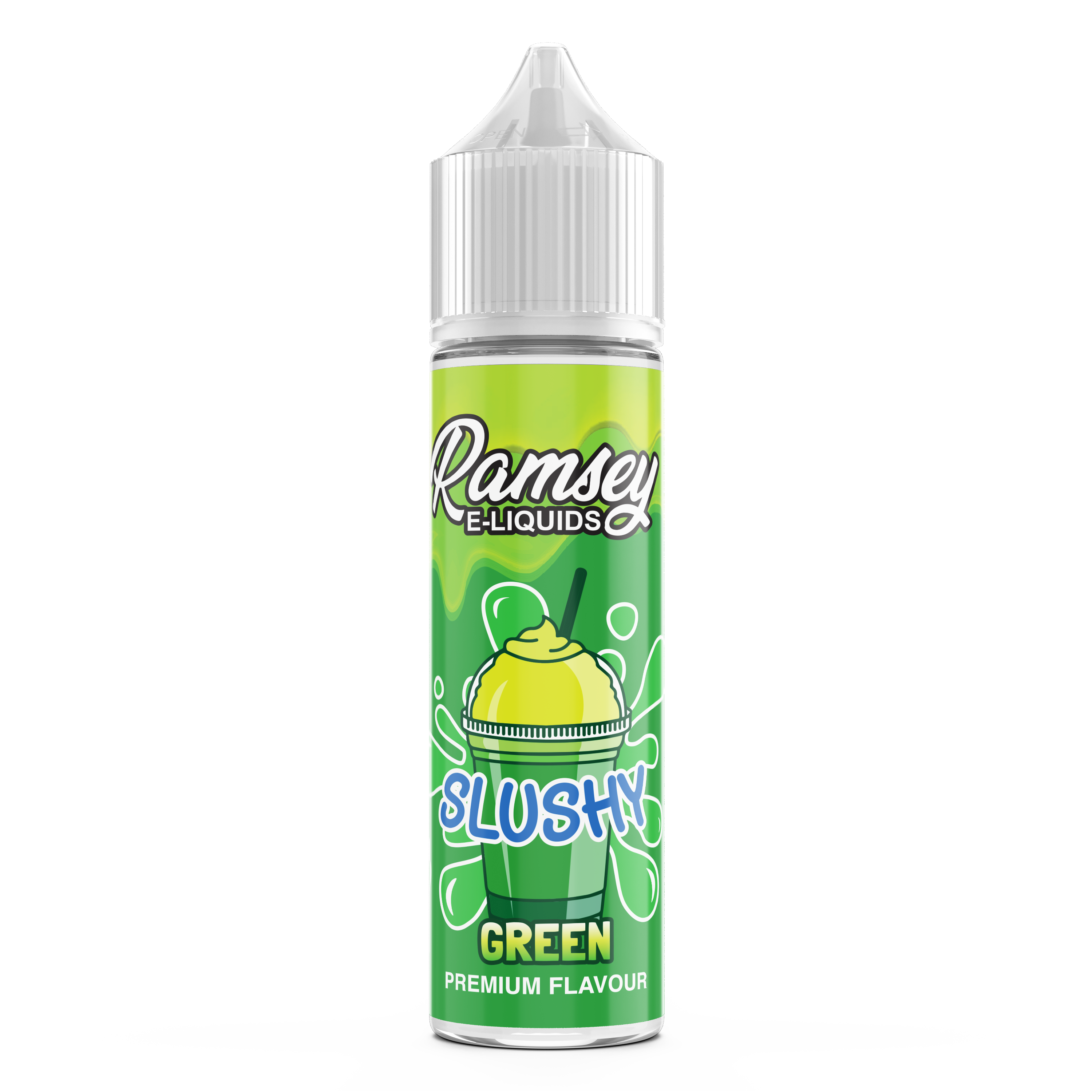 Ramsey E-Liquids Slushy Green 0mg 50ml Short Fill E-Liquid