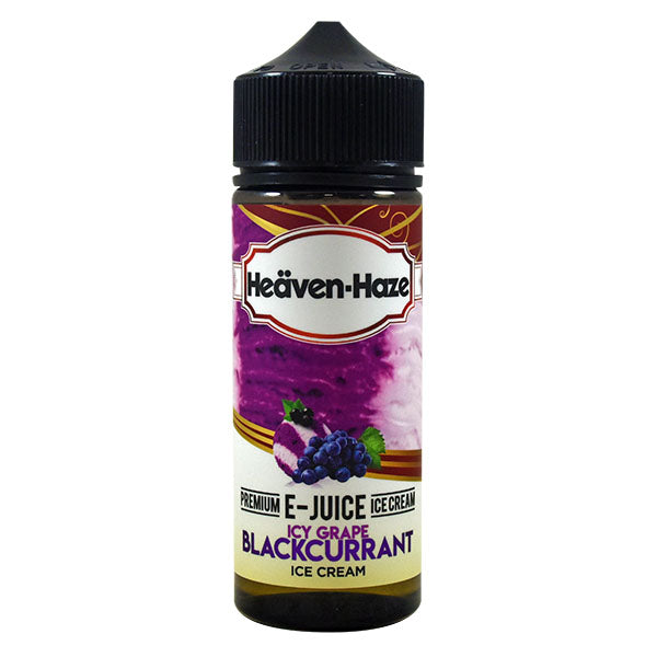 Heaven Haze Icy Grape Blackcurrant 0mg 100ml Short Fill E-Liquid