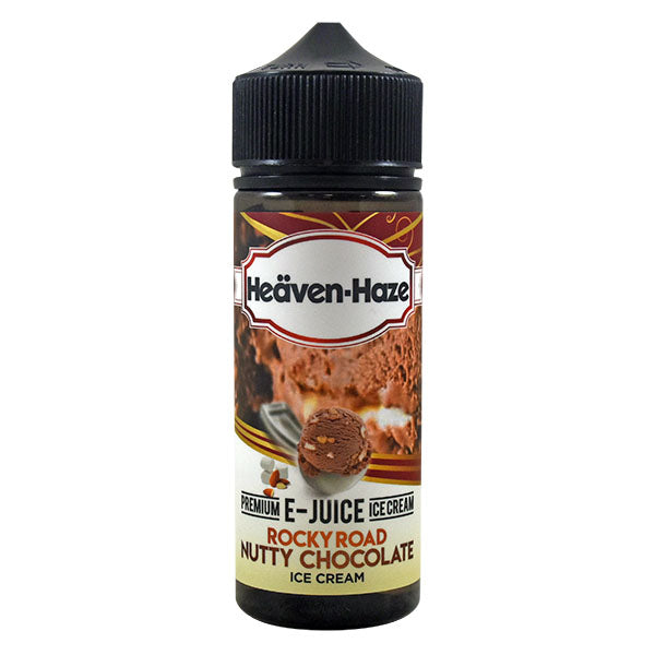 Heaven Haze Rocky Road Nutty Chocolate 0mg 100ml Short Fill E-Liquid