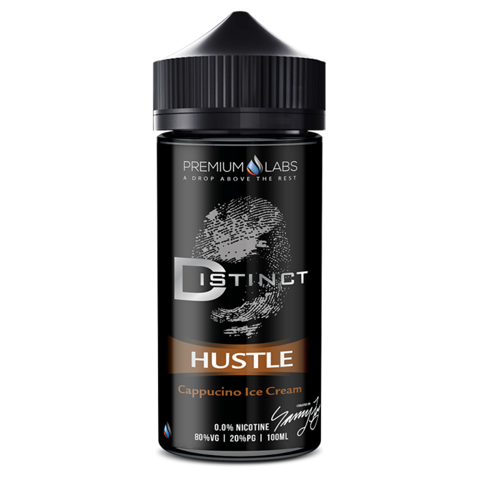 Hustle E-liquid by Premium Labs Distinct 100ml Short Fill