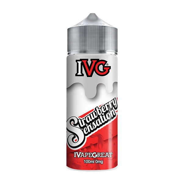 IVG Strawberry Sensation 0mg 100ml Shortfill E-Liquid
