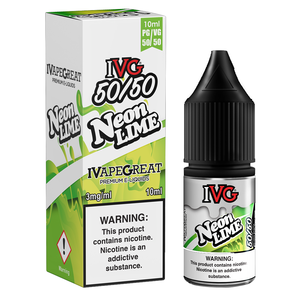 Neon Lime By IVG 50:50 TPD Compliant E-Liquid - 10ml