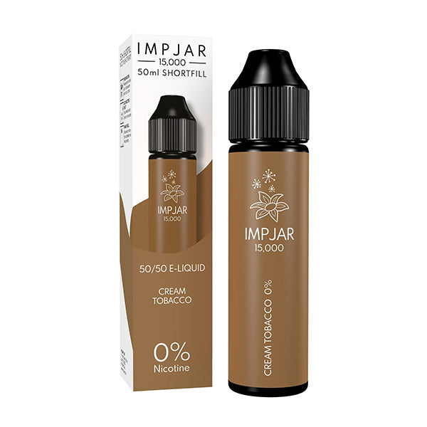 Cream Tobacco E-Liquid by Imp Jar - Shortfills UK