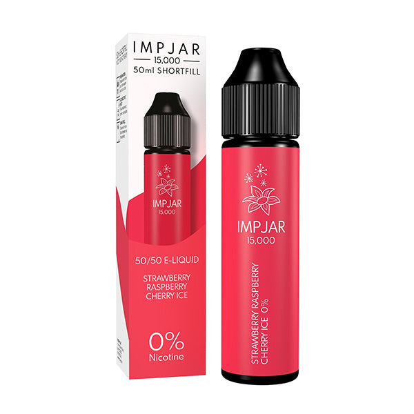 Strawberry Raspberry Cherry Ice E-Liquid by Imp Jar - Shortfills UK