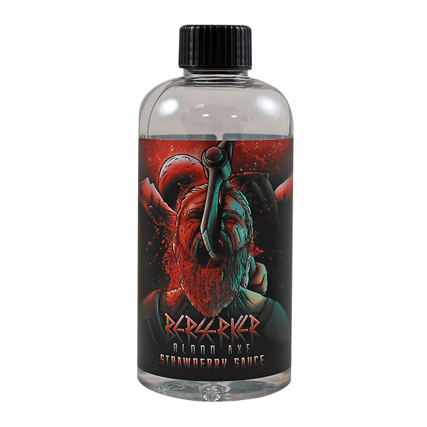 Joe's Juice Strawberry Sauce E-Liquid by Berserker Blood Axe 200ml Short Fill