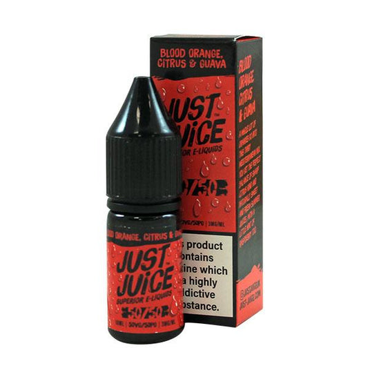 Just Juice 50/50 Blood Orange, Citrus & Guava 10ml E-Liquid-3mg
