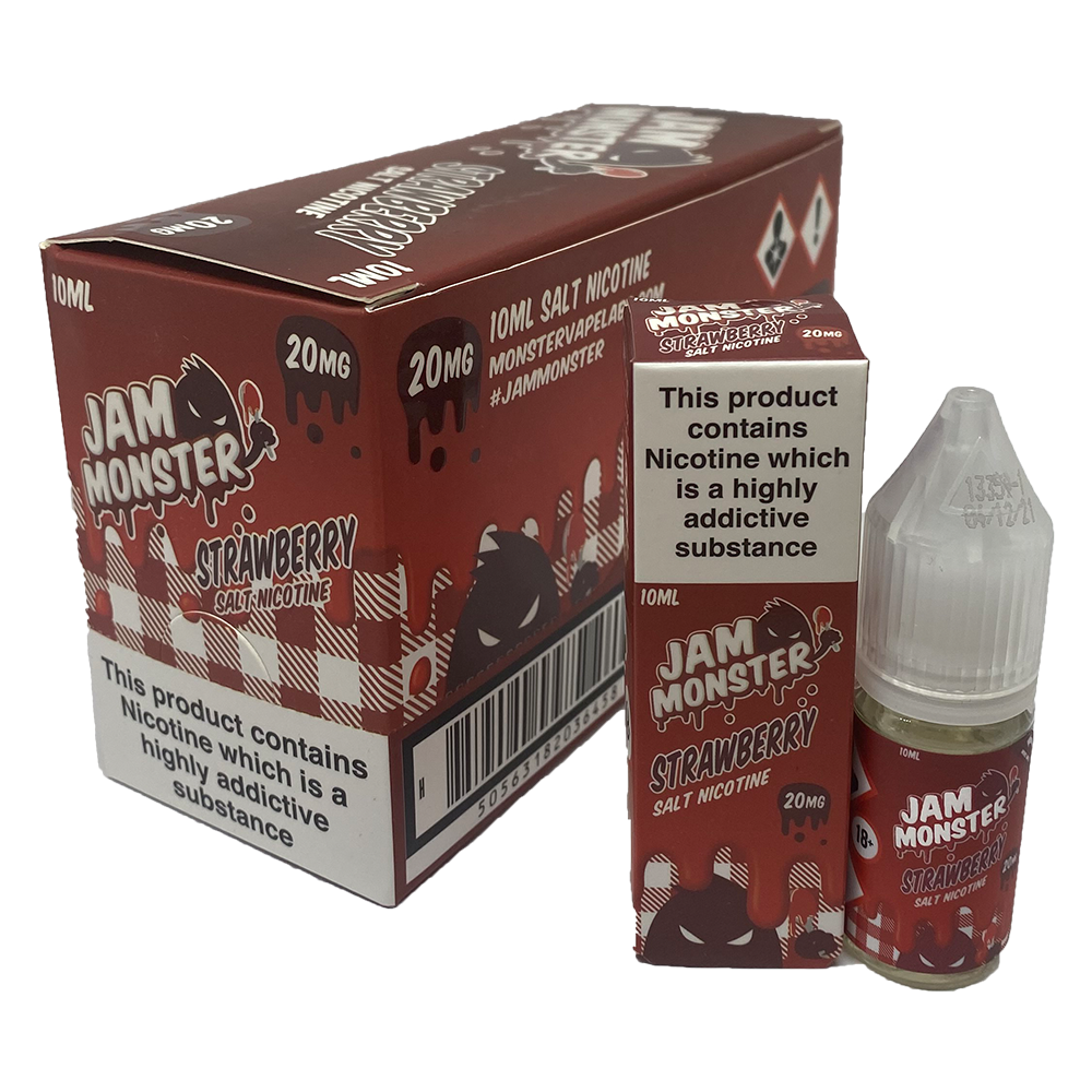 Jam Monster Strawberry Jam Nic Salt 10ml 20mg
