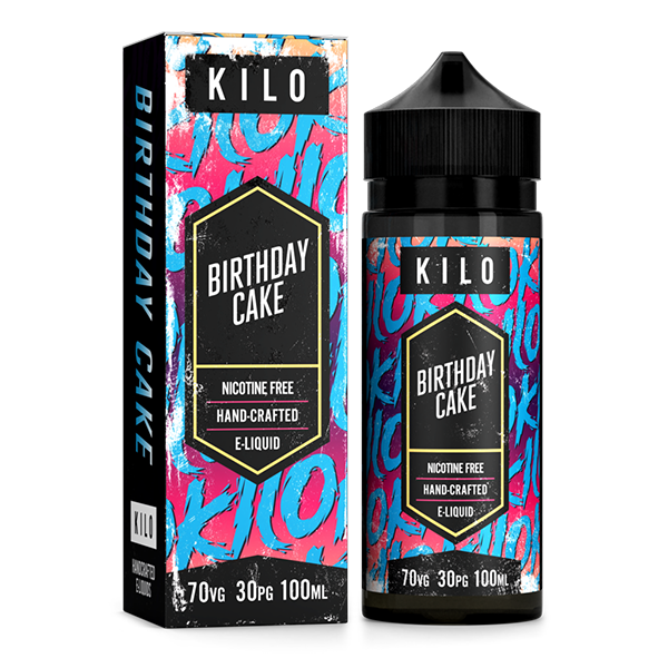 Kilo New Series: Birthday Cake 0mg 100ml Short Fill E-Liquid