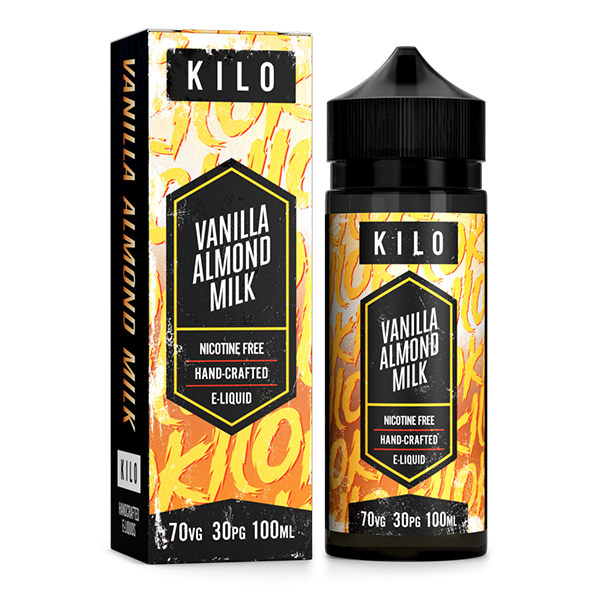 Kilo New Series: Vanilla Almond Milk 0mg 100ml Short Fill E-Liquid