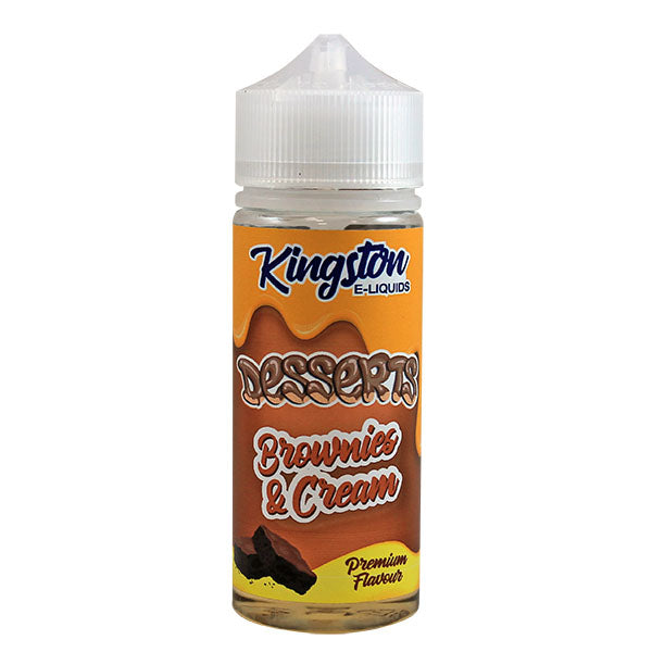 KIngston Brownies and Cream E-Liquid 100ml Shortfill
