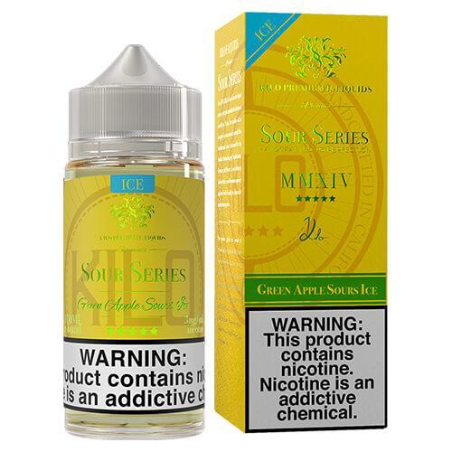 Green Apple Sours Ice E-Liquid by Kilo Premium E-Liquids - Shortfills UK