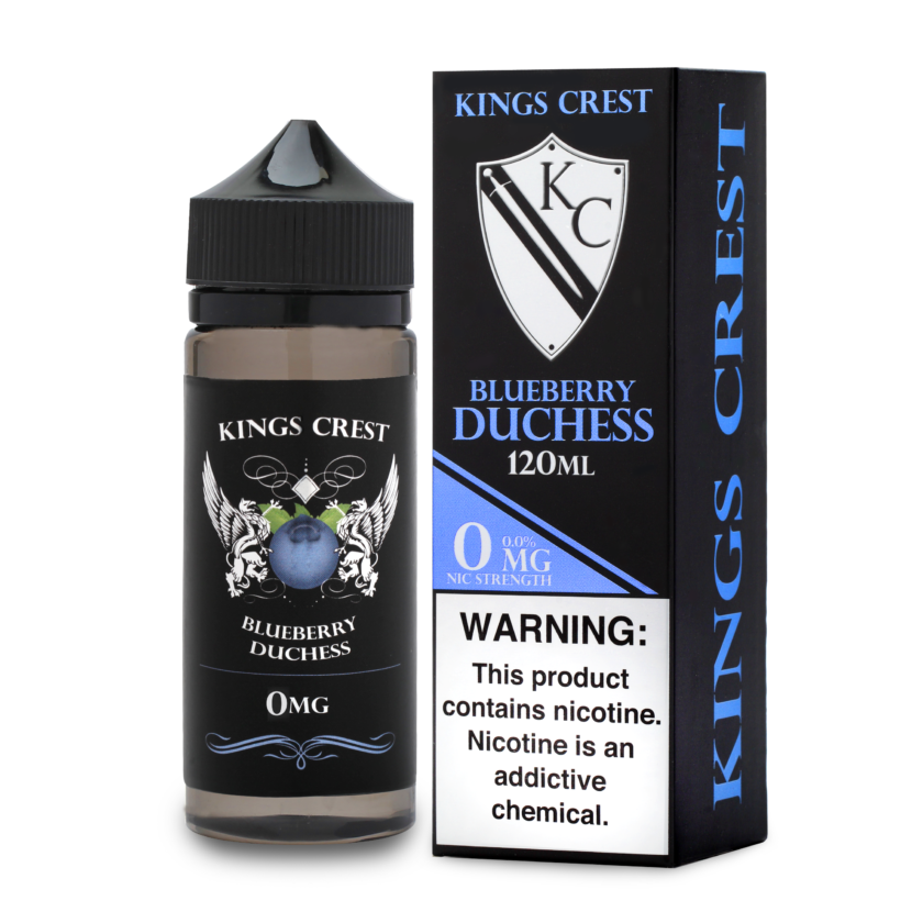 Duchess Blueberry E-liquid by Kings Crest 100ml Short Fill