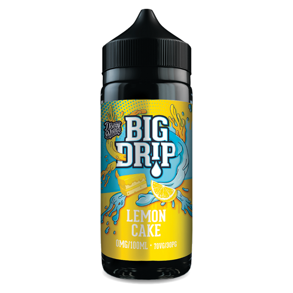 Doozy Vape Big Drip Lemon Cake E-liquid 100ml Short Fill