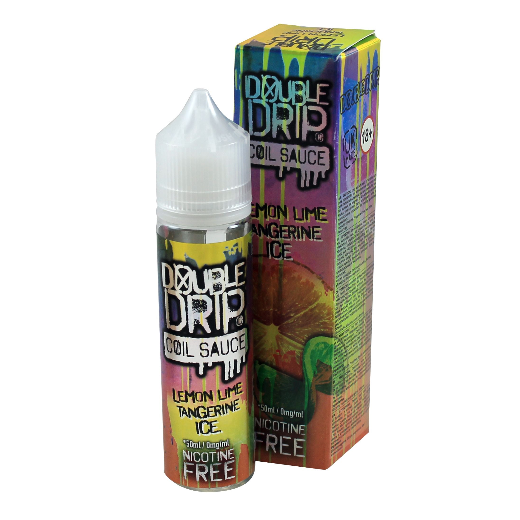 Double Drip Lemon Lime Tangerine Ice 50ml Short Fill - 0mg Out Of Date 07-10-2021