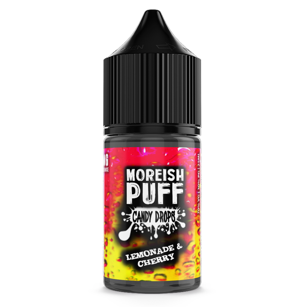Lemonade & Cherry Candy Drops E-Liquid by Moreish Puff 25ml Short Fill