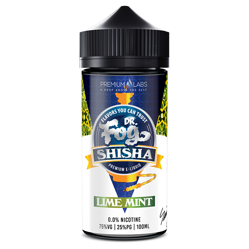 Lime Mint E-liquid Dr Fog Shisha Short Fill