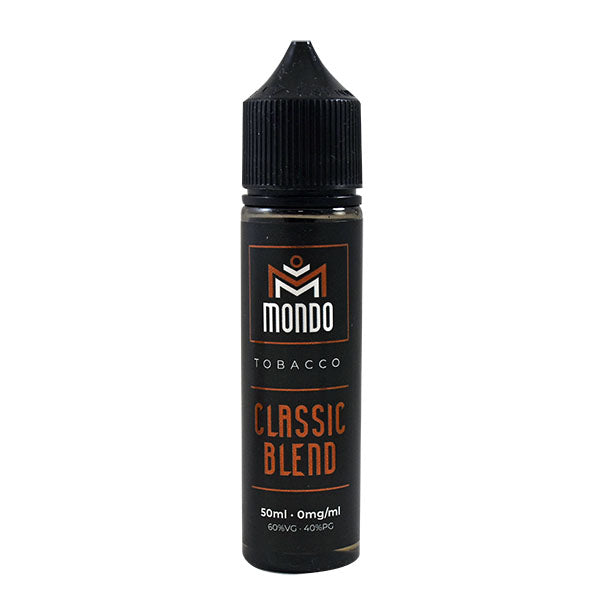 Mondo Tobacco: Classic Blend 0mg 50ml Short Fill E-Liquid