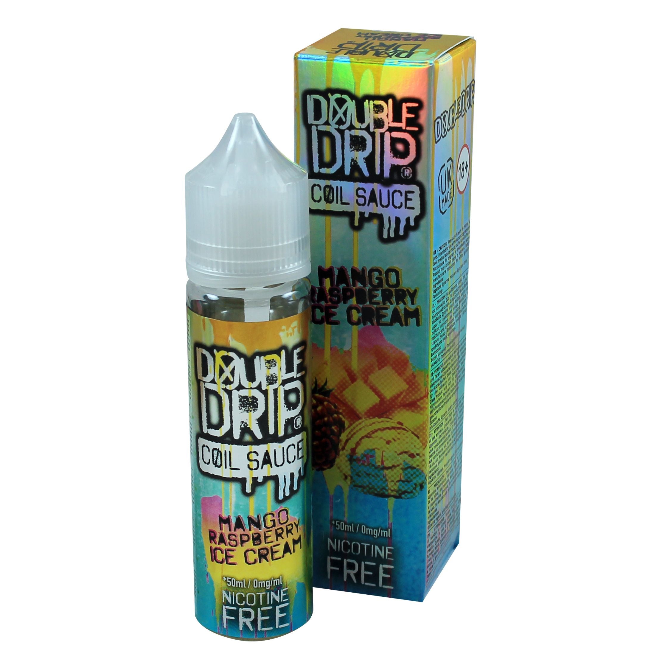 Double Drip Mango Raspberry Ice Cream 50ml Shortfill - 0mg