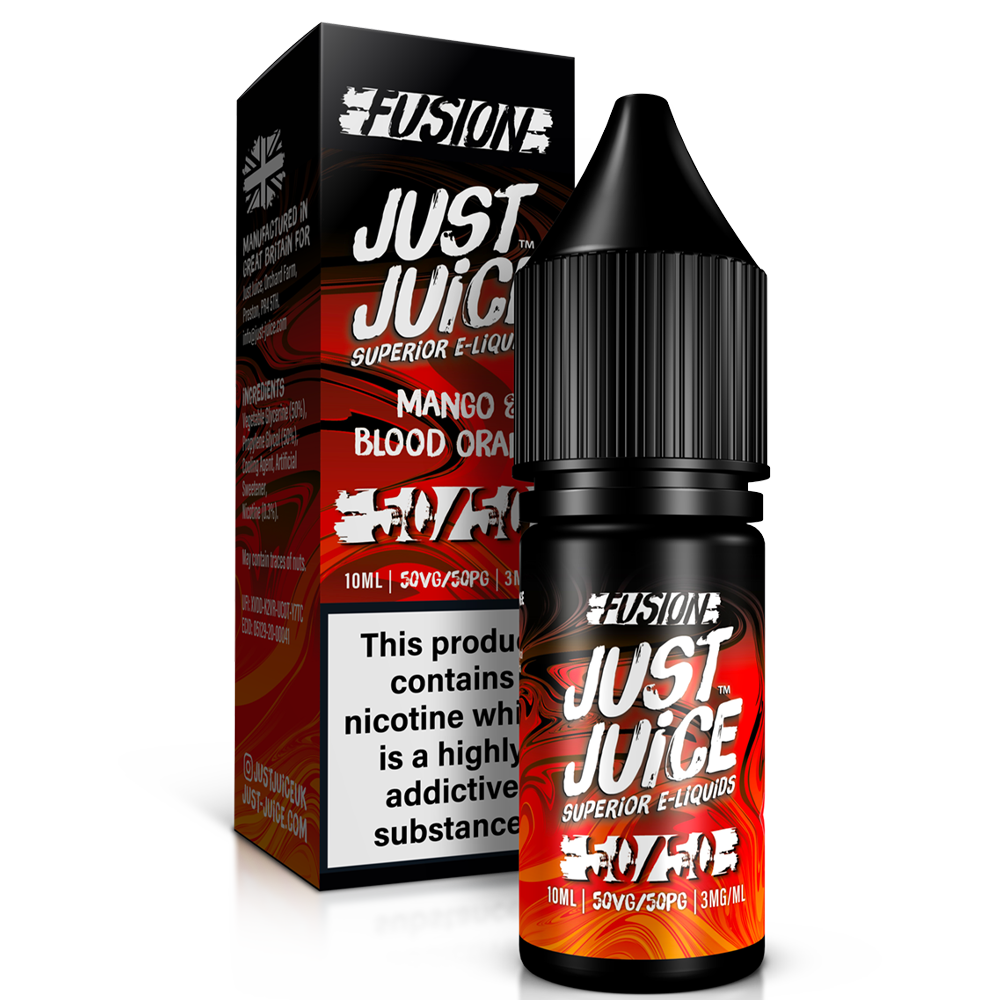 Just Juice Fusion: Mango & Blood Orange on Ice 10ml E-Liquid-3mg