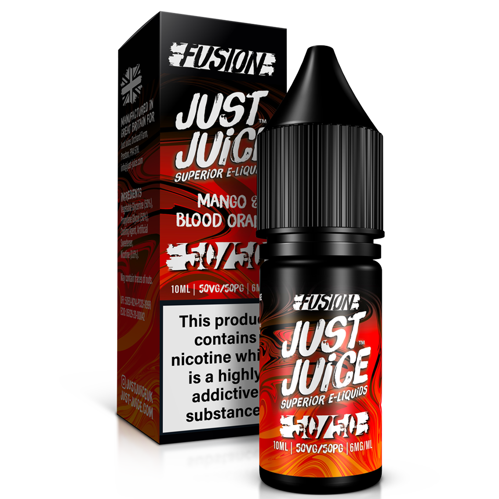 Just Juice Fusion: Mango & Blood Orange on Ice 10ml E-Liquid-6mg
