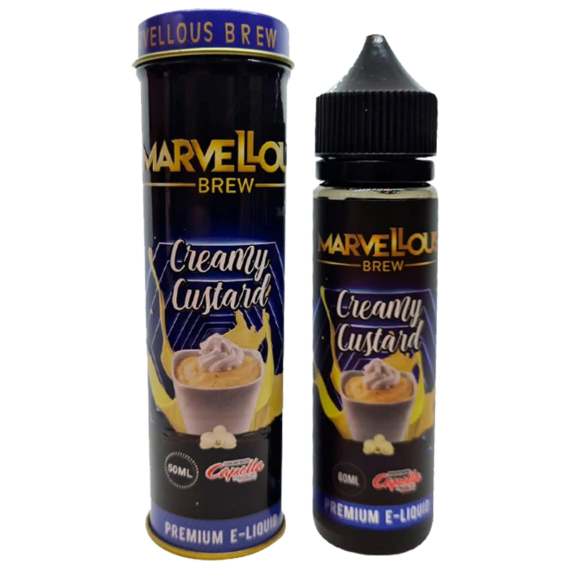 Marvellous Brew Creamy Custard 0mg 50ml Short Fill E-Liquid