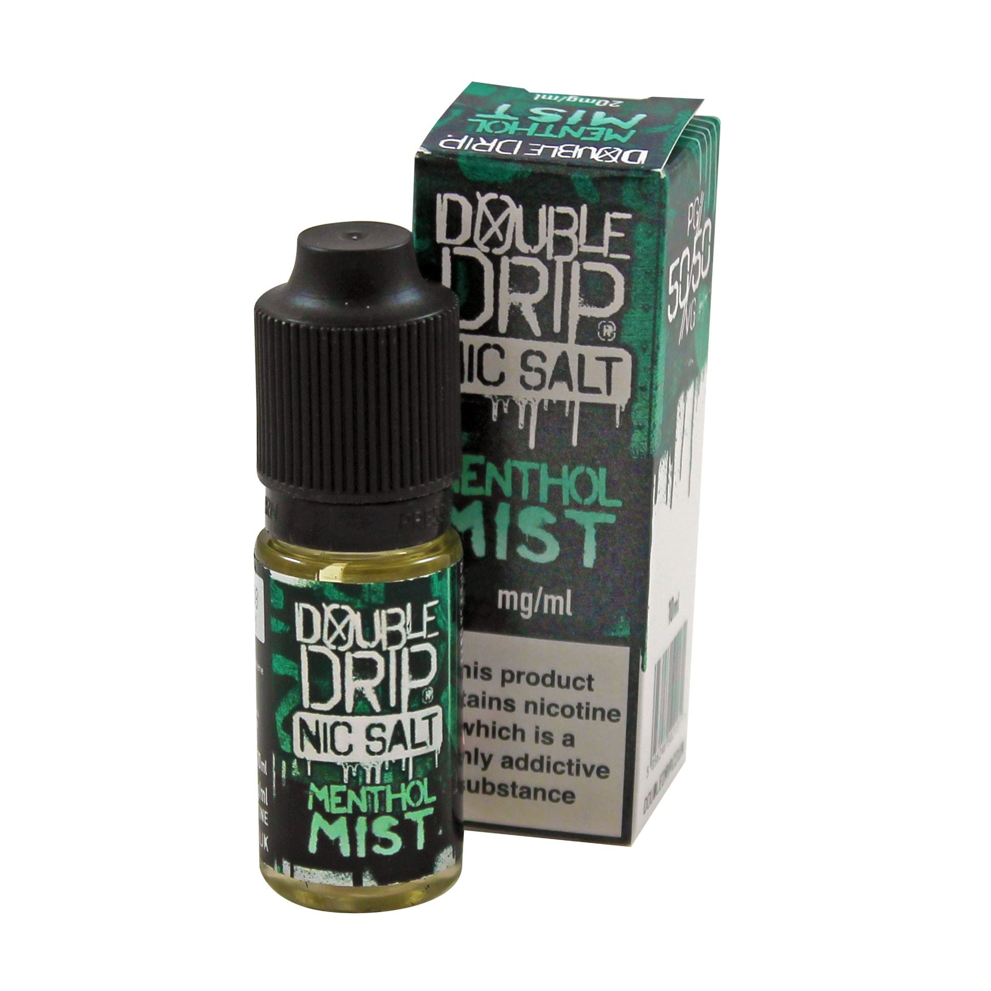 Double Drip Menthol Mist Nic Salt 10ml-10mg