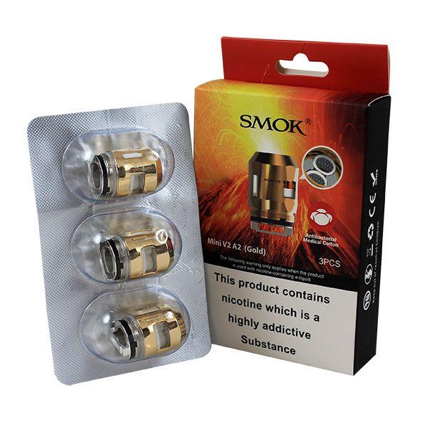 Smok TFV-Mini V2 Replacement Coils 3 Pack-A2 0.2ohm Gold