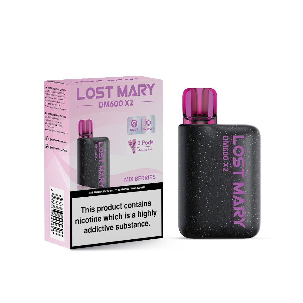 Lost Mary DM600 X2 Mix Berries Disposable Vape