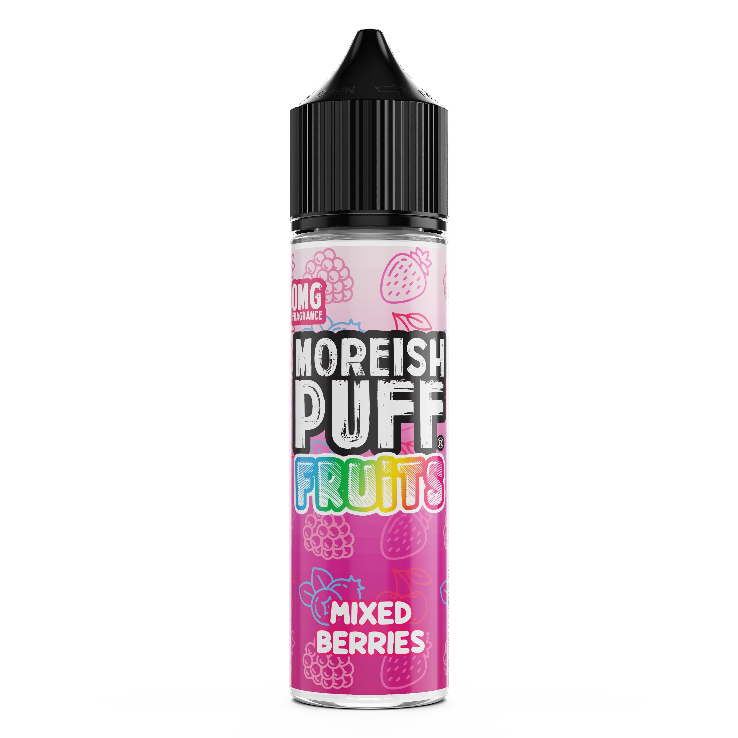 Moreish Puff Fruits Mixed Berries 0mg 50ml Short Fill E-Liquid