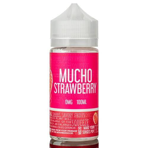 Strawberry E-liquid by Mucho E-juice 100ml Shortfill