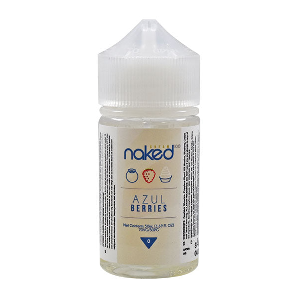 Naked 100 Cream Azul Berries 0mg 50ml Shortfill E-liquid