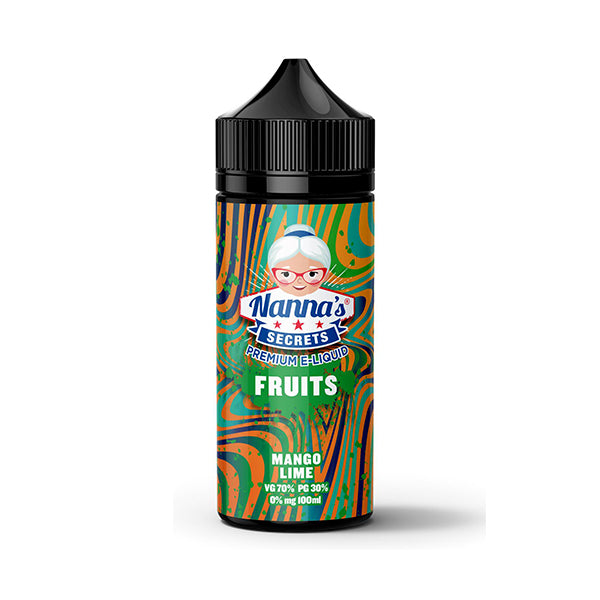 Mango Lime by Nanna's Secret Fruits 100ml Shortfill