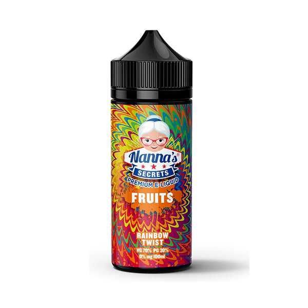 Rainbow Twist by Nanna's Secret Fruits 100ml Shortfill
