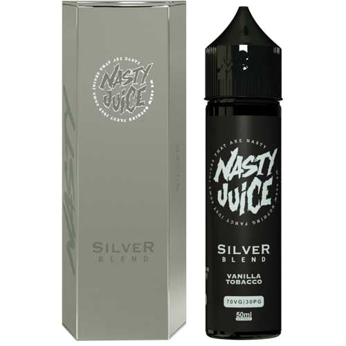 Nasty Juice Tobacco Series: Silver Blend 0mg Shortfill - 50ml