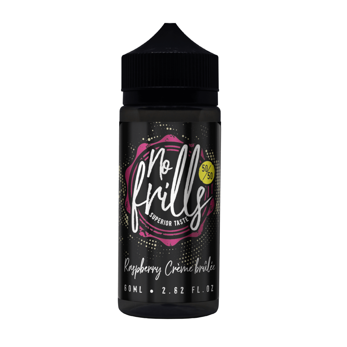 Raspberry Creme Brulee E-liquid by No Frills 80ml Short Fill
