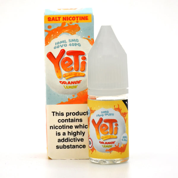 Orange Lemon Nic Salt by Yeti - Nic Salts UK