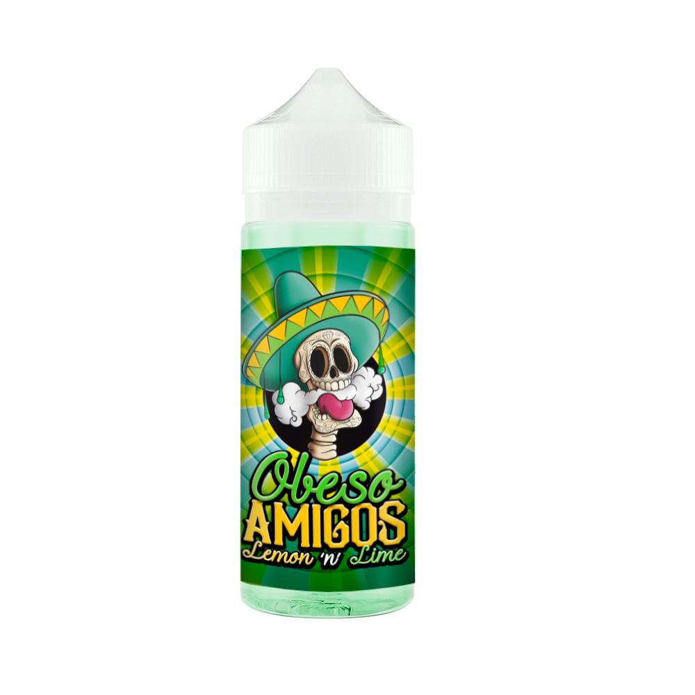 Lemon N Lime E-liquid by Obeso Amigo 100ml Short Fill