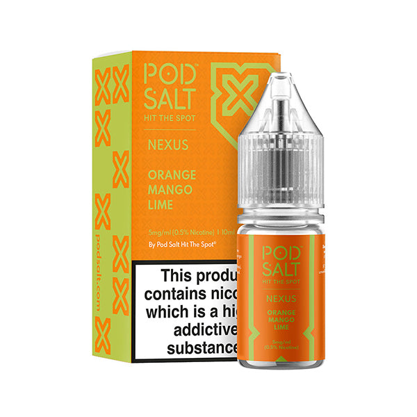 Orange Mango Lime Nic Salt by Pod Salt - Nic Salts UK