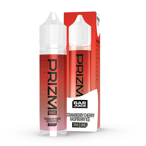 PRIZM Bar Juice 50/50 Strawberry Raspberry Cherry Ice - 50ml Shortfill 0mg