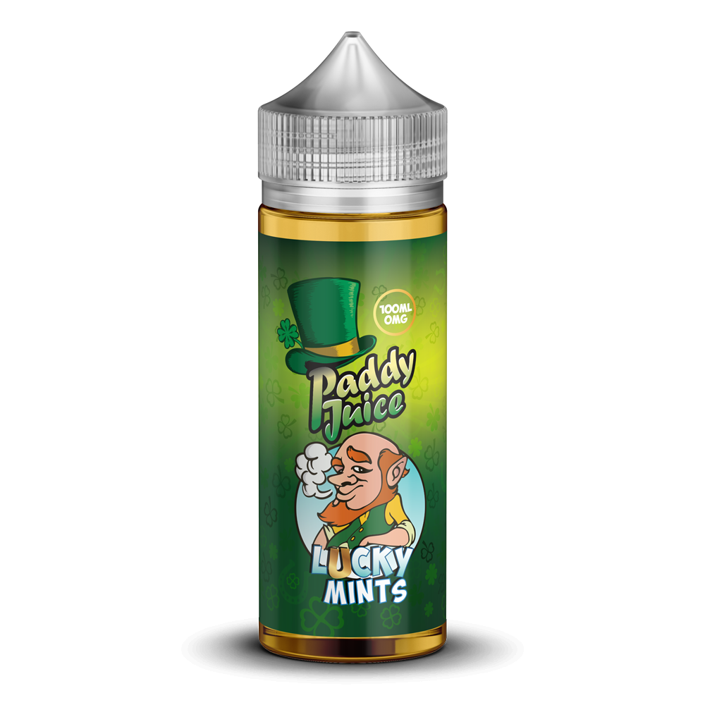 Lucky Mints E-Liquid by Paddy Juice 100ml Shortfill