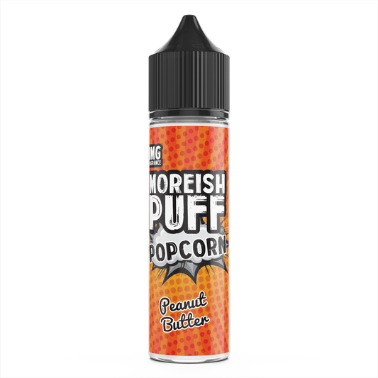 Moreish Puff Popcorn Peanut Butter 0mg 50ml Shortfill E-Liquid-50ml