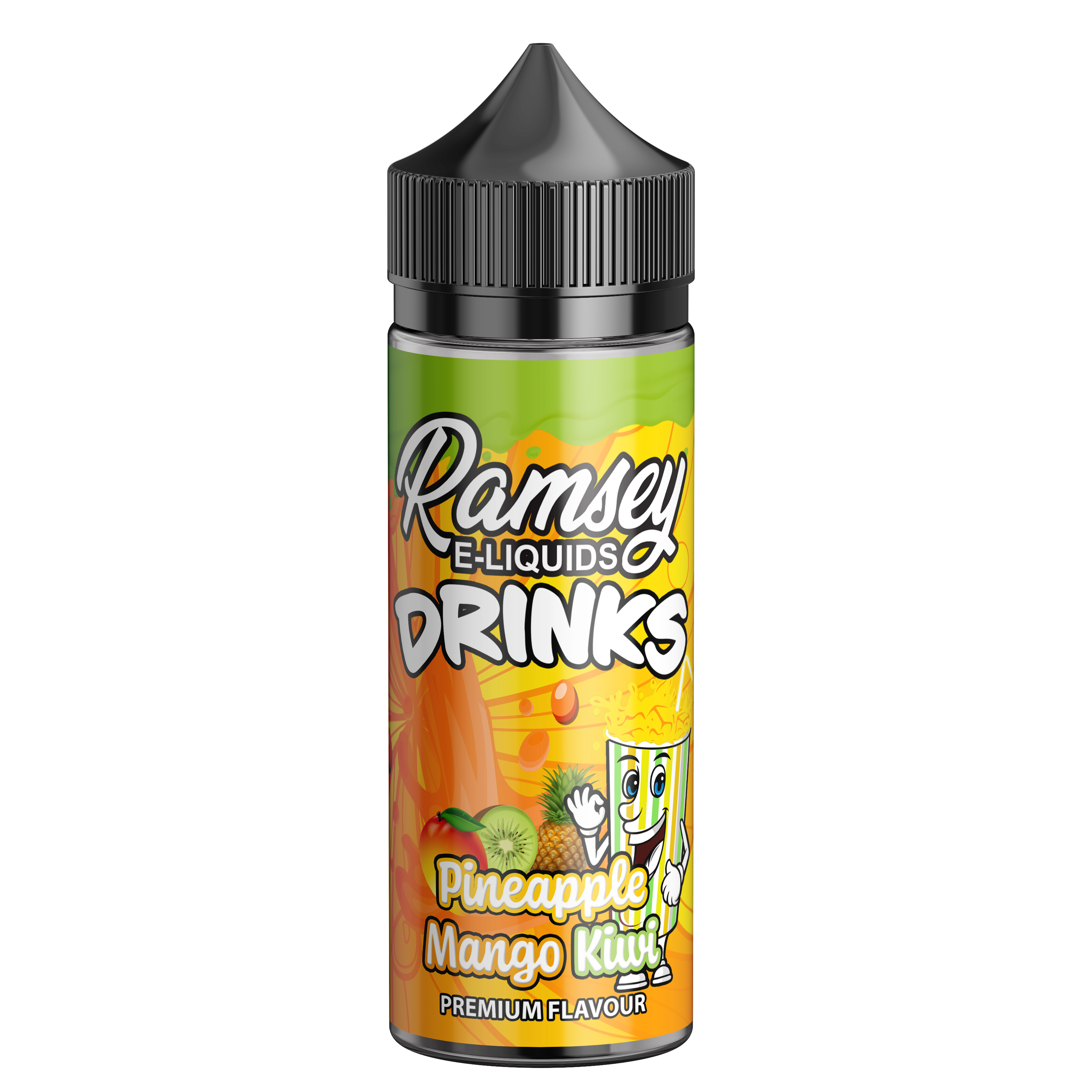 Ramsey E-Liquids Drinks Pineapple Mango Kiwi 100ml Shortfill