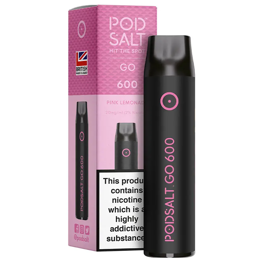 Pod Salt Go 600 Disposable Vape Device-Pink Lemonade