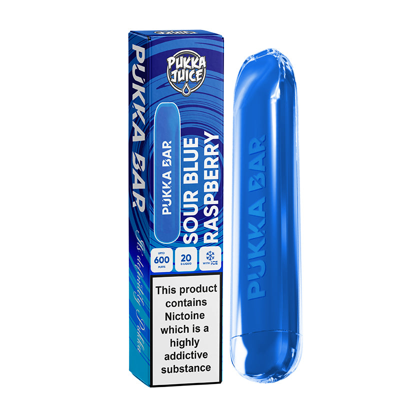 Pukka Bar Disposable Vape Device-Sour Blue Raspberry