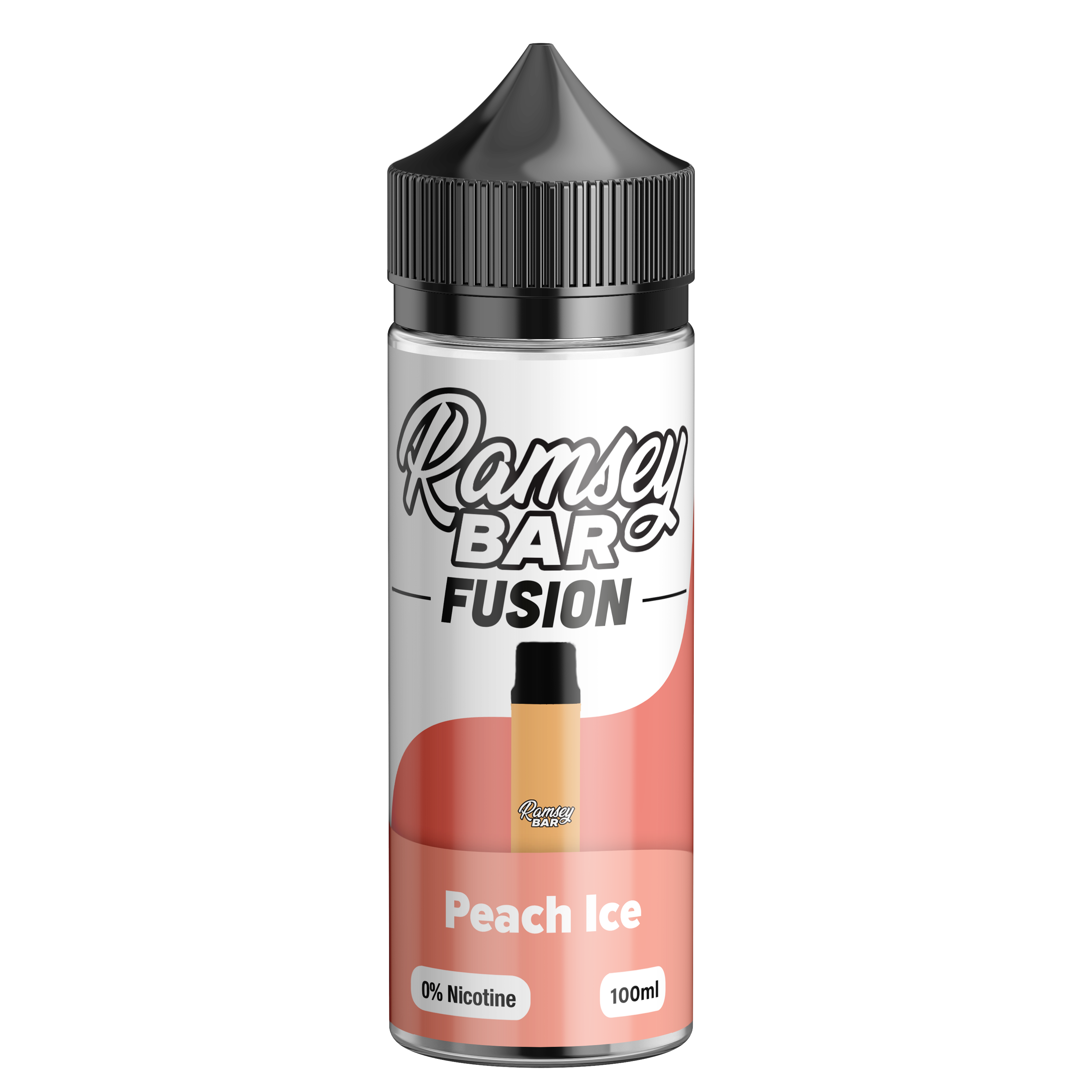 Ramsey Bar Fusion Peach Ice 100ml Shortfill E-Liquid